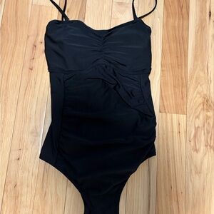 Motherhood Black nursing bathing suit
